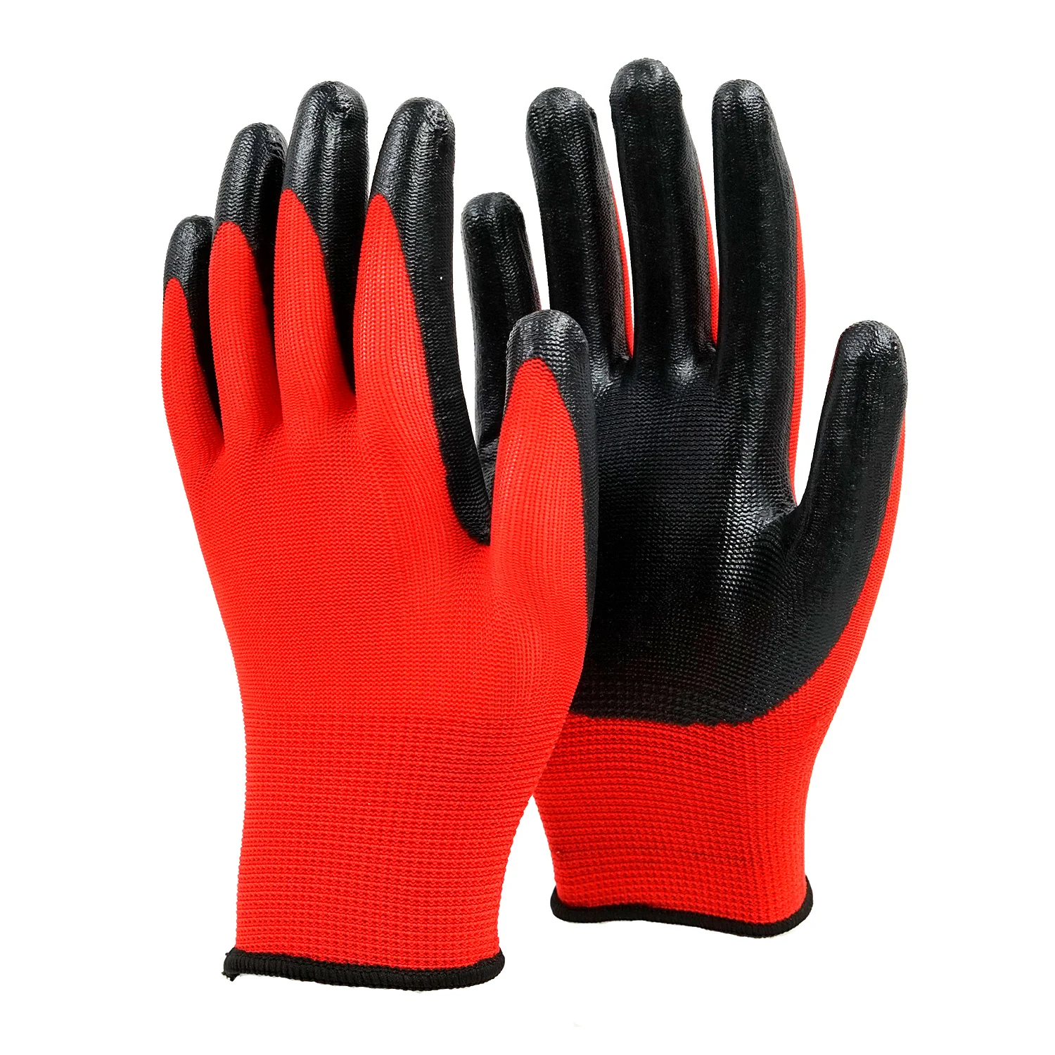 42 Grams garden high impact pu coated dipped hand nitrile grey construction protective guangzhou cut safety gloves