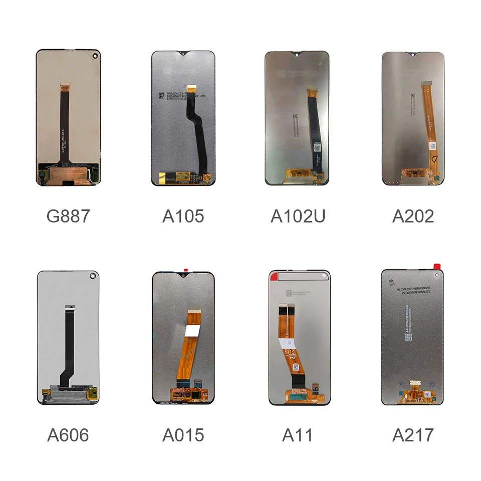 Сенсорный ЖК-экран и дигитайзер в сборе OEM для Samsung G887 A202 A606 A015 A217 A105 A102U ЖК-дисплеи мобильных