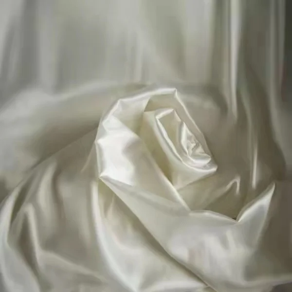 100% ployester satin fabric for wedding dress