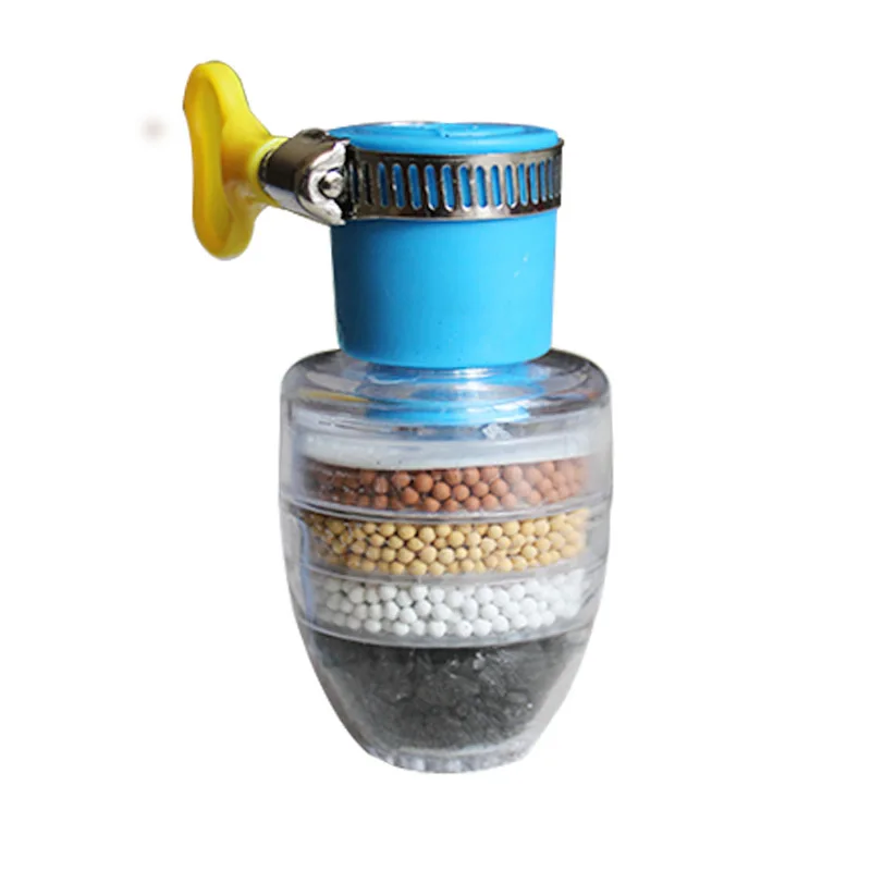 Multi-layer  household water purifier faucet six-layer water purification anti-splash saving water filter