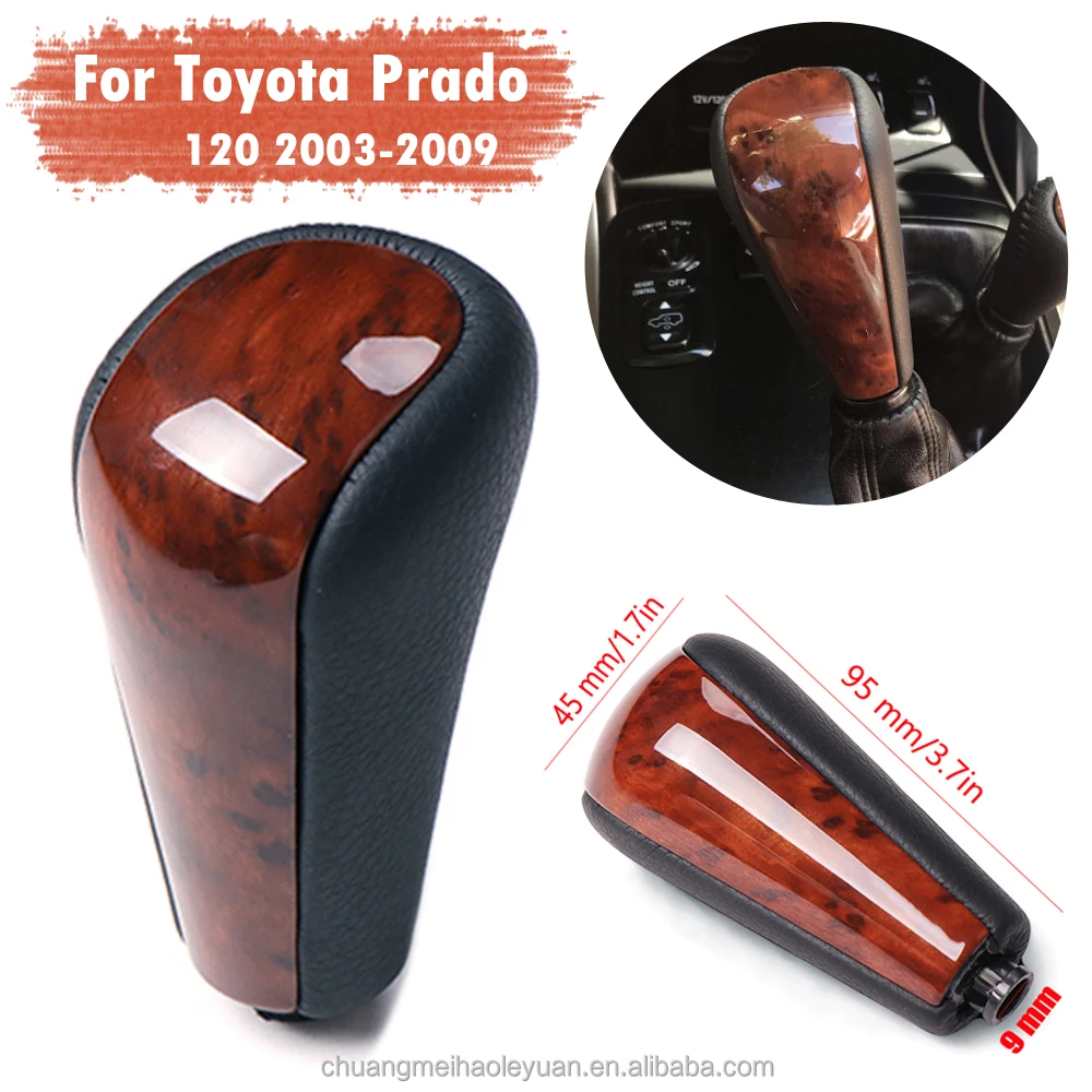 Fit For Toyota Prado LC120 2003-2009 5 Speed Gear Shift Knob Transmission+Transfer gear shift