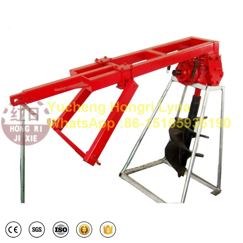 Tractor rear linked 400mm mini post hole digger for sale