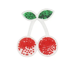 Fill In Sequin Confetti Hot Sale 3D Crafts Cherry Lollipop Planar Acrylic Resin For Girls Hair Bows