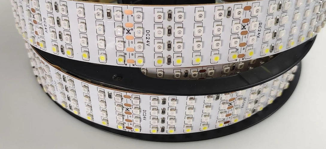 Hot sale Quad row led strip light 24V 3528 480led per meter 4 row led strip light led strip