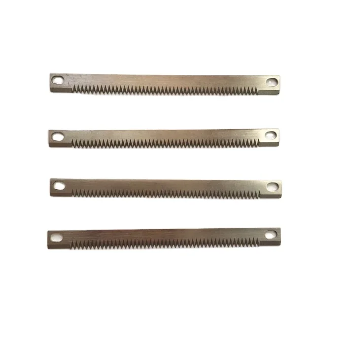 Zig Zag Cutting Packaging Machine Knife Packing Machine Blade Cutting Toothed Blade Serrated Blade