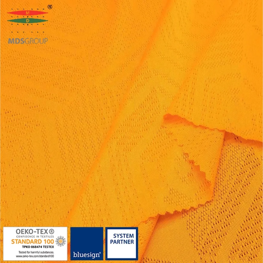 
SPORTSWEAR/LIFE WEAR/LIGHT WEIGHT JACQUARD/T-SHIRT/JERSEY 100%POLYESTER CIRCULAR KNIT HYDROPHILIC COMPUTER JACQUARD 