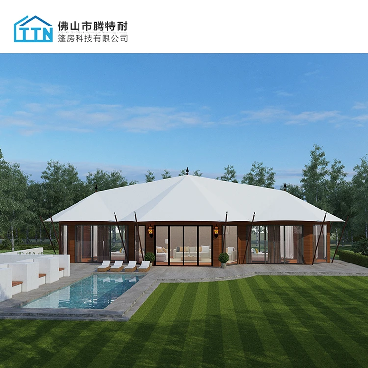 
Glamping eco-friendly house desert resort camping tent luxury large hotel tents for sale 