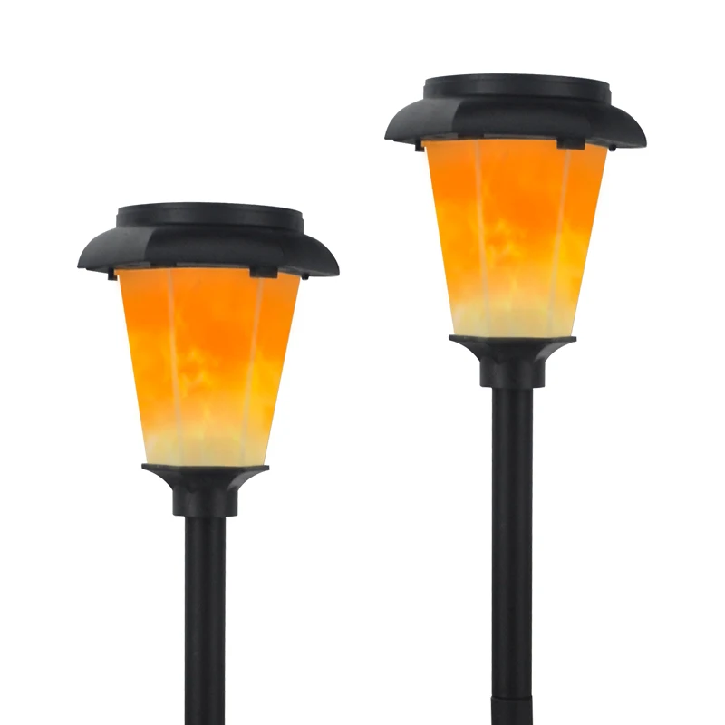 IP65 Waterproof Solar Powered Flame Solar Light Flickering Flame Solar Torches Lights for Outdoor Farm Garden 8 Hours ABS+PVC 30