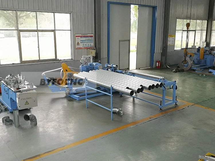 spiro duct manufacturing machine/spiral tube duct making machine/round duct pipe making machine