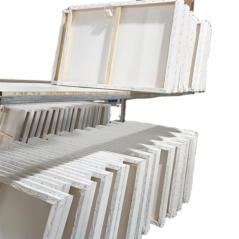 2022 Amazon Best Selling Pine Frame High Quality Low Price Blank Cotton stretched canvas 16x20