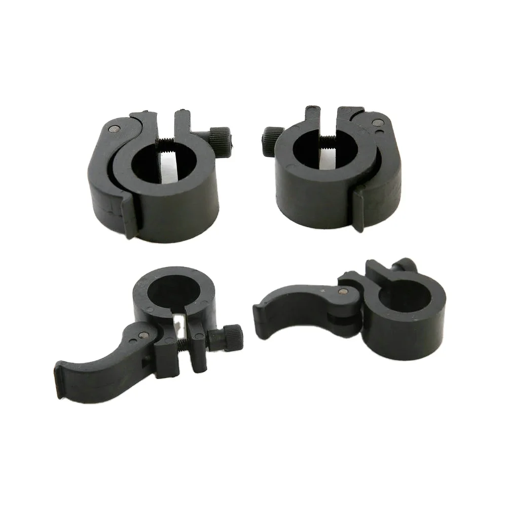 Portable Gym Weight Lifting Workout Barbell Collar Lock Black Star for 25mm/28mm/30mm Threaded End bar