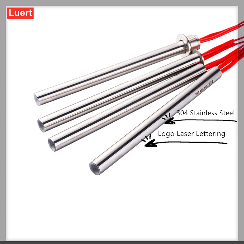 Customize Coil 4Mm 60W 500W 750W 12V 24V 220V 230V Dc Resistance Water Elements Cartridge Heater