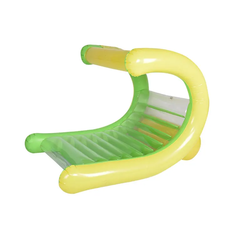 Canopy Hot Sale Portable Swimming Floating Pool Floatie Inflatable Lounge Chair Water Float