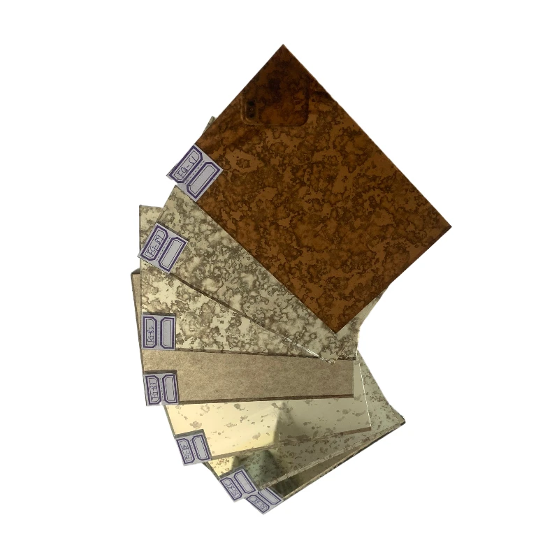 Colored mirror glass sheet bronze tinted mirror glass for decoration of building construction panel