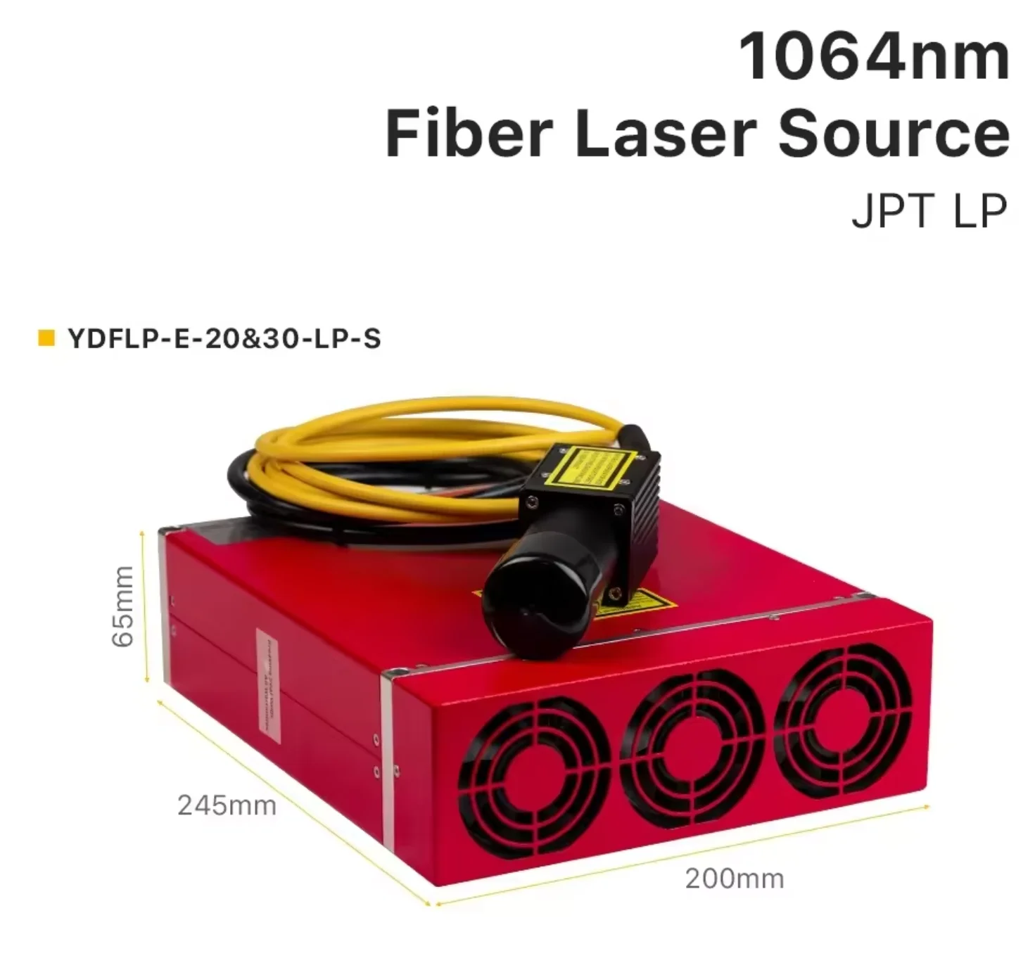 High Quality JPT LP+ Series 20W 30W 50W MOPA Pulse Fiber Laser Module With Wide Frequencies High Quality for Fiber Laser Machine