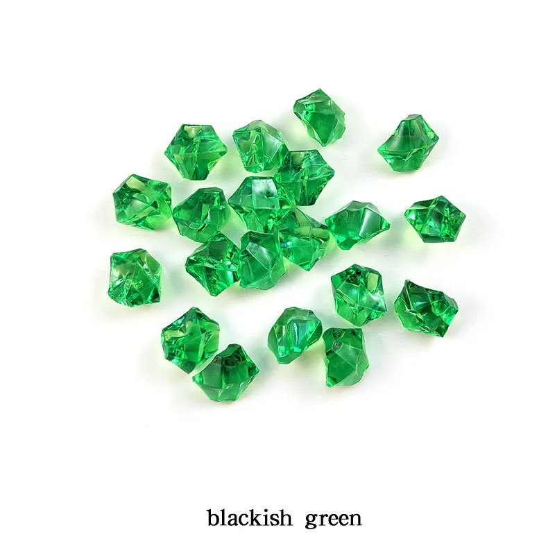 Clear Irregular Shape Beads Acrylic Stone Bead Simulation Ice Cube for Fish Aquarium Vase resin crafts Decoration