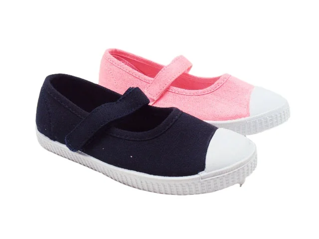 Girls canvas shoes Kids walking casual shoes Children simple style cloth school shoes