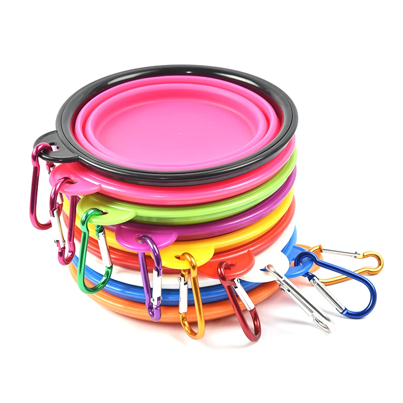 NOT TPE Eco Friendly Expandable Silicone Pet Bowl Portable Foldable Travel Outdoor Feeding Dog Cat Food Safe Bowl