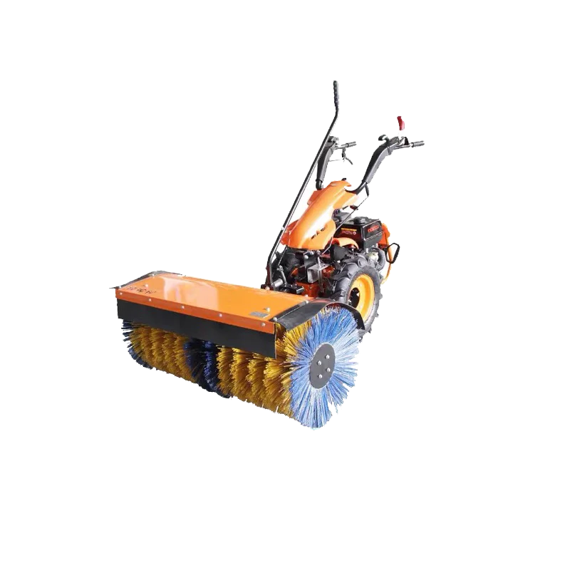 Manual gasoline snowplow ground ash sweeper Multifunctional snowplow