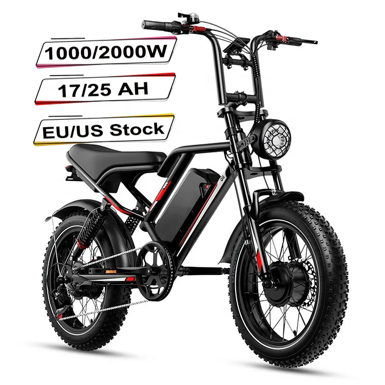 1000w 48v ebike electric hybrid city bike for adult, battery assisted operated electric bike bicycle, e-bike fat tire e bike
