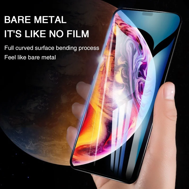 Для i Phone 14 13 11 12 Pro Max XR XS X 9D полноэкранное защитное стекло 7 8