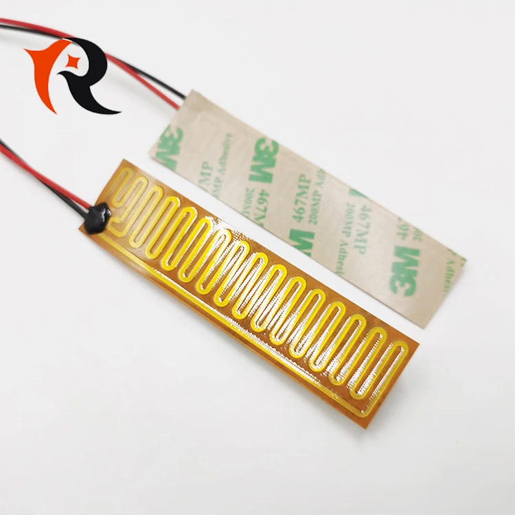 polyimide adhesive thermo foil heater flexible heating element 12v