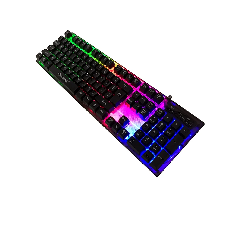 Professional produce new USB wired multimedia Metal Gaming LED Backlight Laser Keyboard KBL-707U with FN+ keys