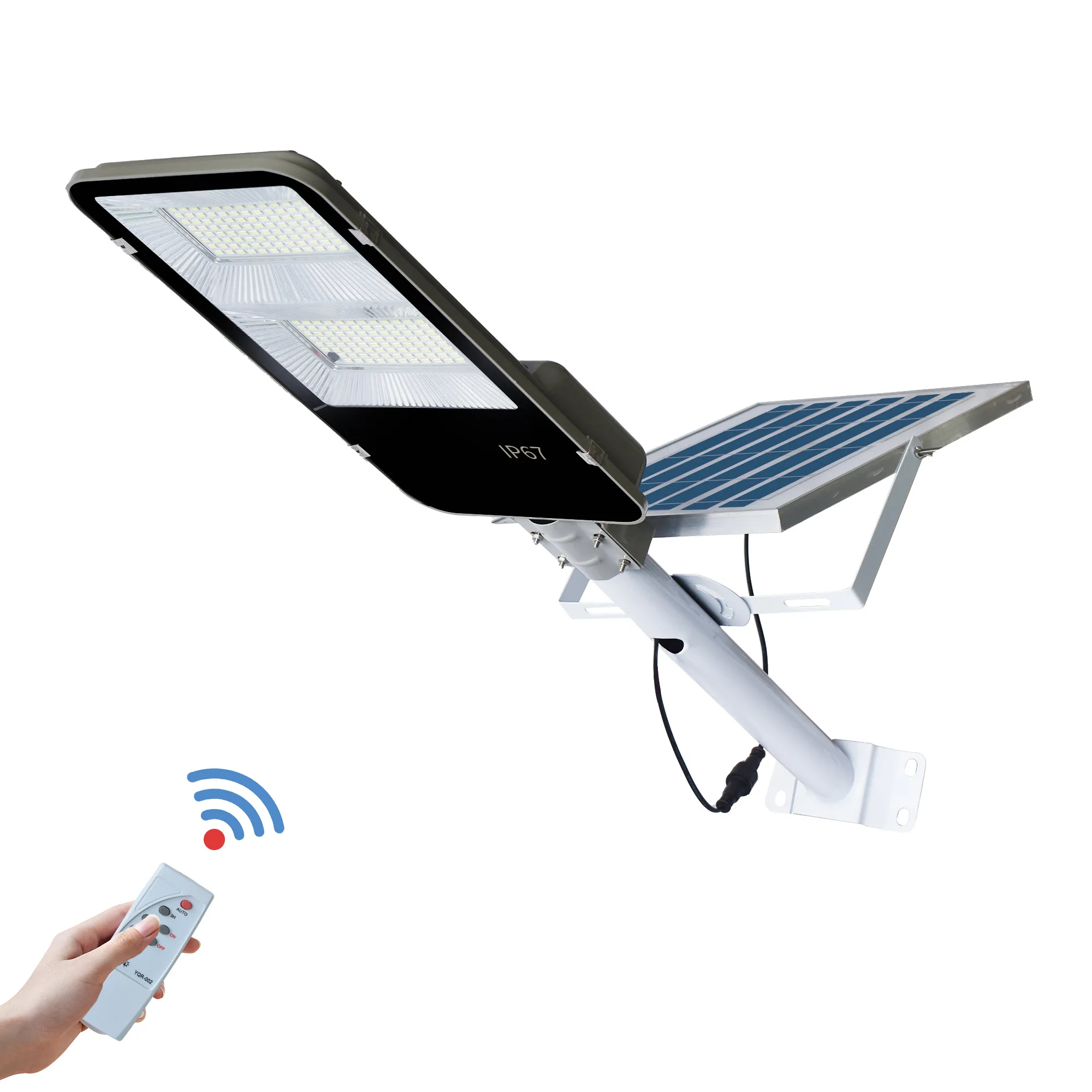 Новый Открытый водонепроницаемый Ip67 ABS 50w 80w 100w 200w 300w 500w 800w уличный свет с солнечной панелью пультом дистанционного управления