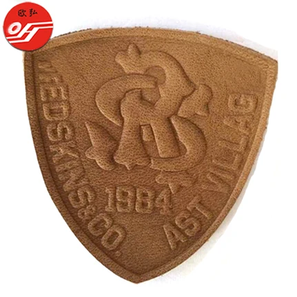 Лидер продаж, индивидуальный тисненый логотип, кожаный патч, индивидуальный логотип бренда, кожаная этикетка, тисненый модный бренд, кожа