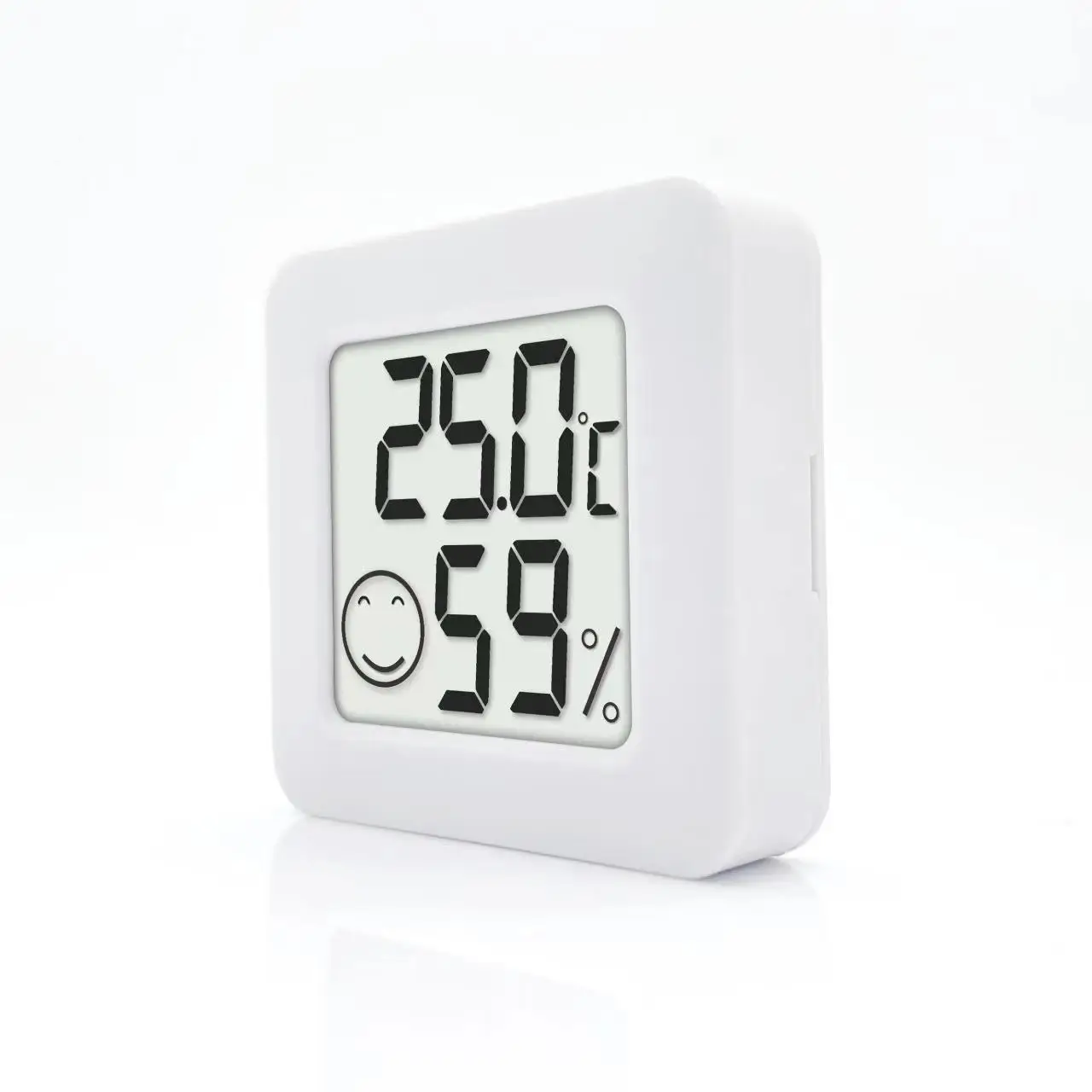 Mini Household Thermometer-Hygrometer Digital Humidity Gauge Smiling Face Thermometer Hygrometer Indoor Temperature Meter