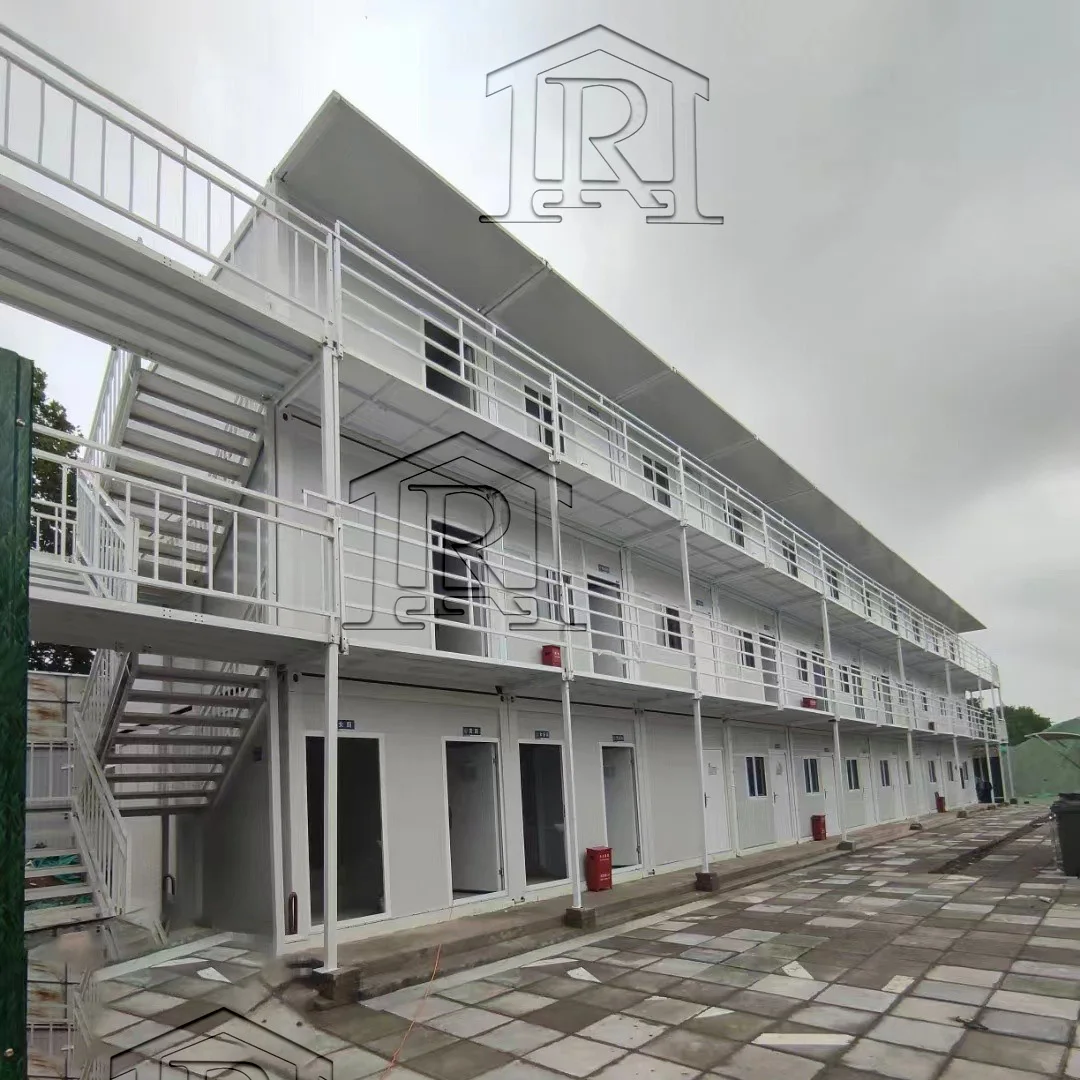 Mobile Portable Assembly Self Premade Tiny House Home Container Portable Storage Units With Manual Rolling Shutter Garage Door