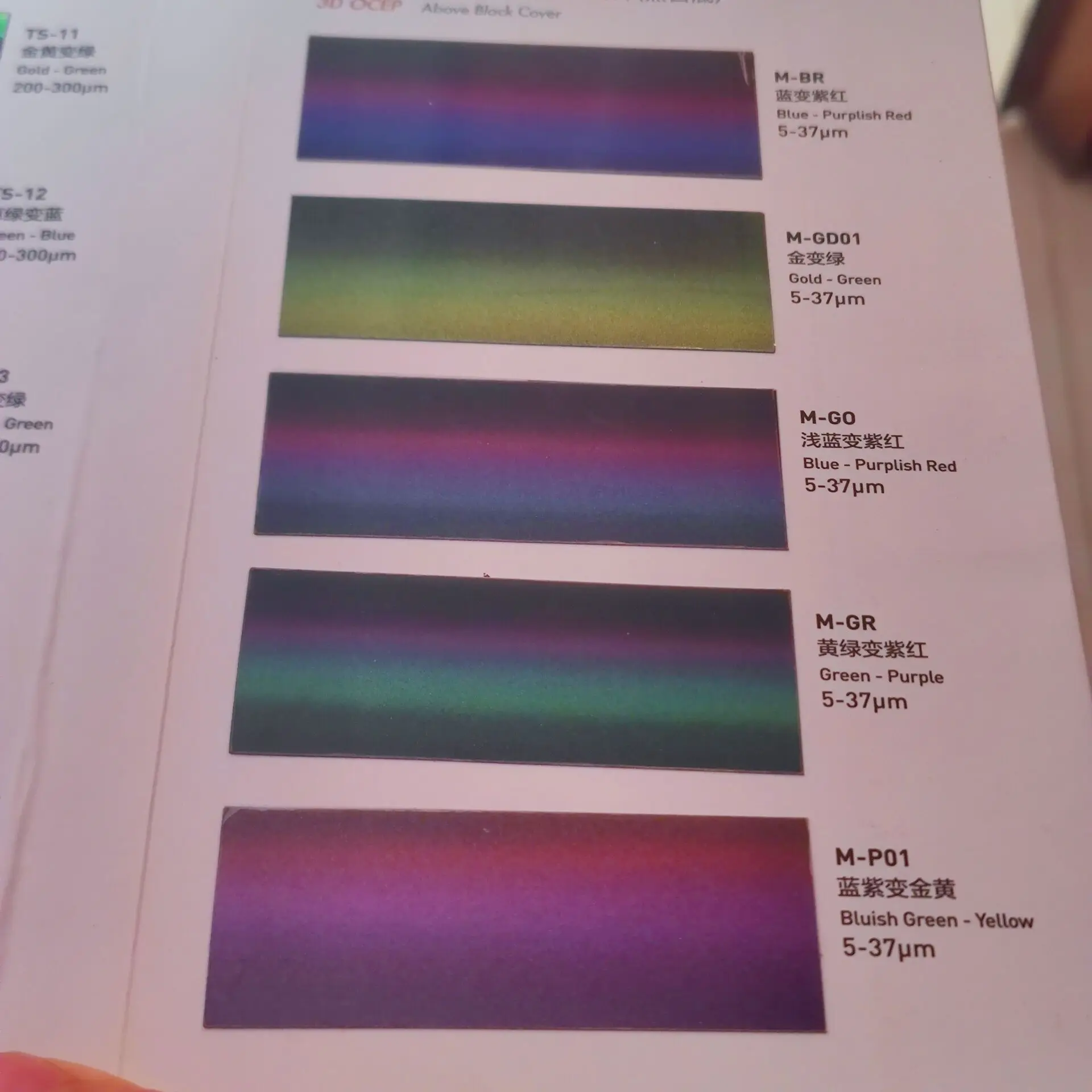 Wholesale  optically variable  Chameleon Color Shift 3D magnetic ink For for security printing document