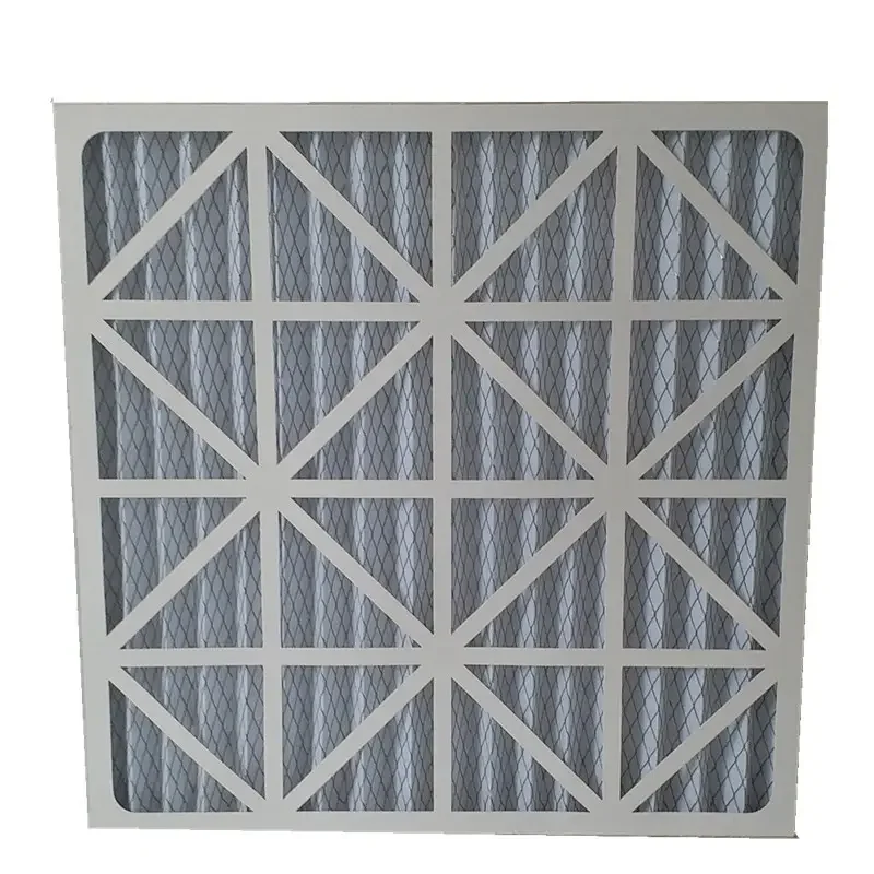 BEST Custom Cardboard Frame MERV 8 Merv 11 Merv 13 Pleated Air Filter with Activated Carbon for AC HVAC and Stovese odor.