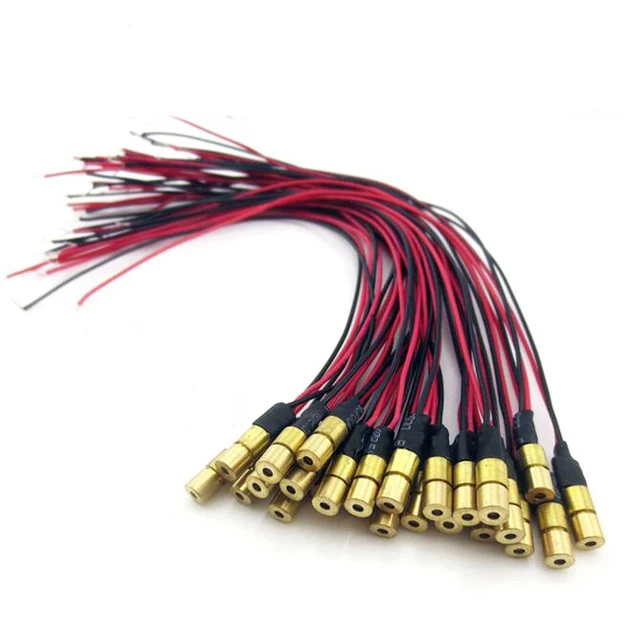 Быстрая доставка 650 нм 1 МВт мини-красный лазер 4 мм охотничий лазерный модуль для красной лазерной ручки