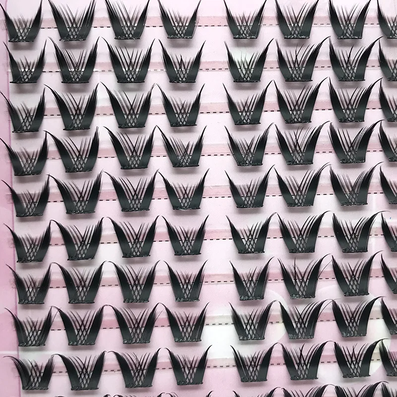 DIY Individual Lash Extensions Fluffy Cluster Lashes Wholesale Segmented Individual Eyelash Extensions Custom Logo