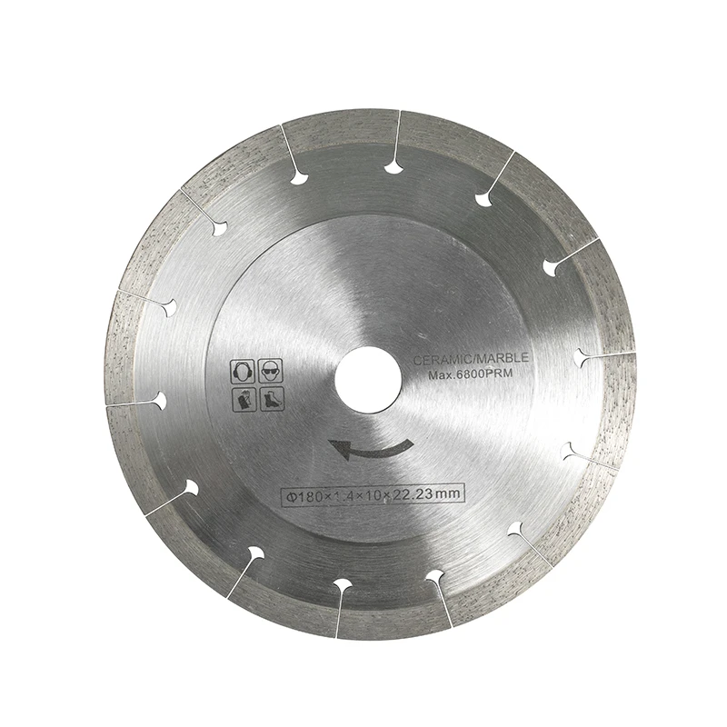 Zhongzuan 125x2x22mm Thin Kerf Turbo Diamond Circular Cutter Saw Blade For Wet/Dry Cut Ceramics Tile