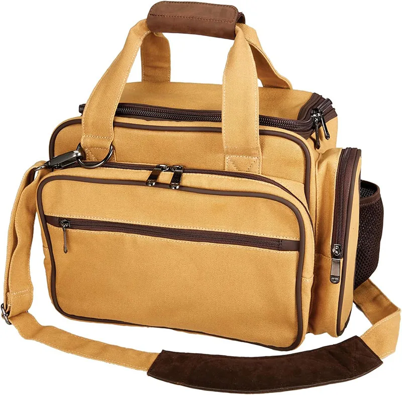 Sturdy unisex bush pilot outfitter travel duffle shoulder carry durable canvas premium pilot flight bag