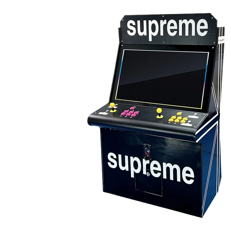 Slim Upright Arcade Game Machine 4 Players Stand Up Arcade Machine With Trackball