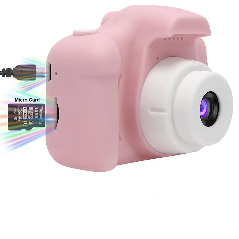 Kids Camera Mini HD Screen 1080P Projection Video Camera Toys Children Gifts Birthday Digital Kids Camera