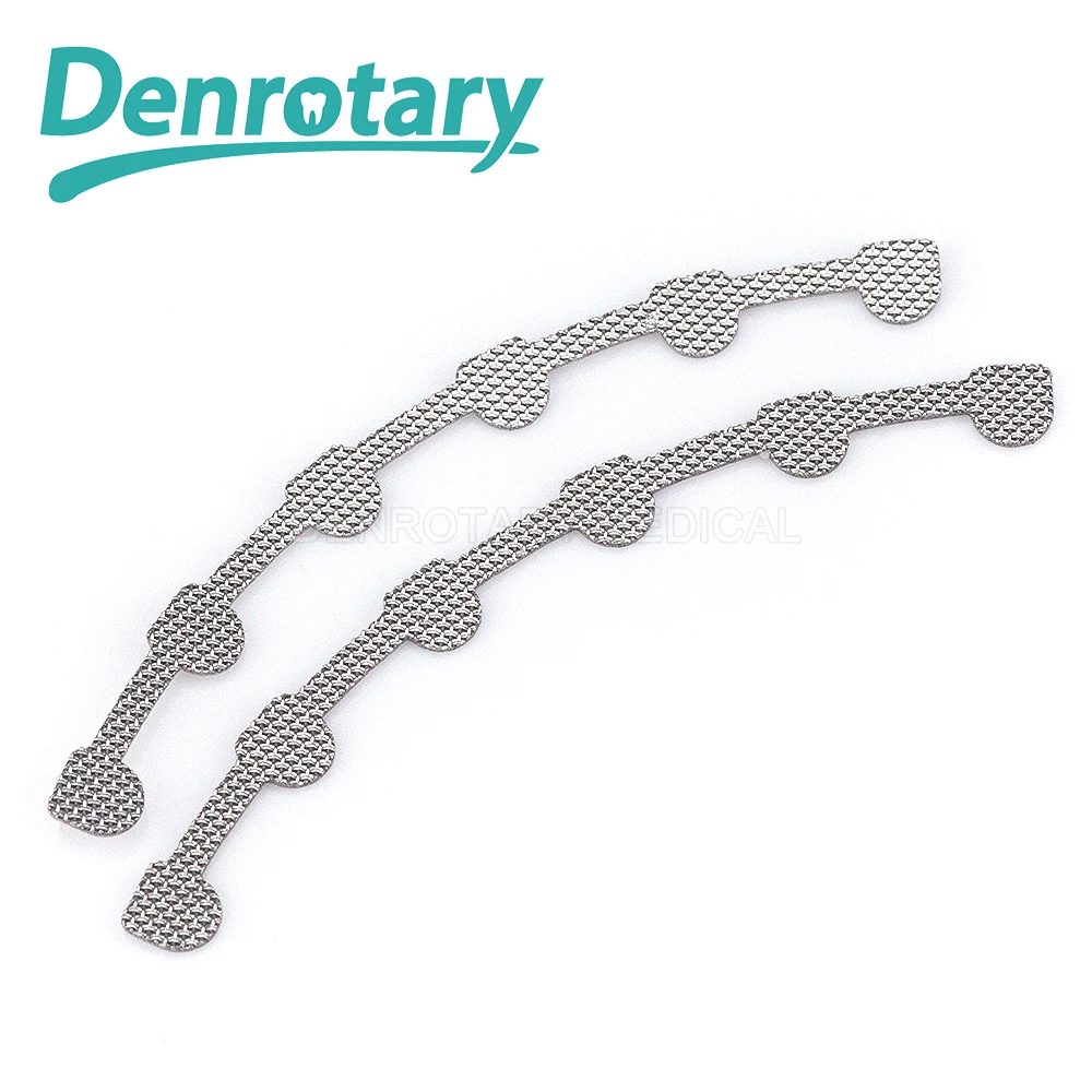 dental material orthodontic round/rectangle base sapphire  multl button dental weldable lingual button