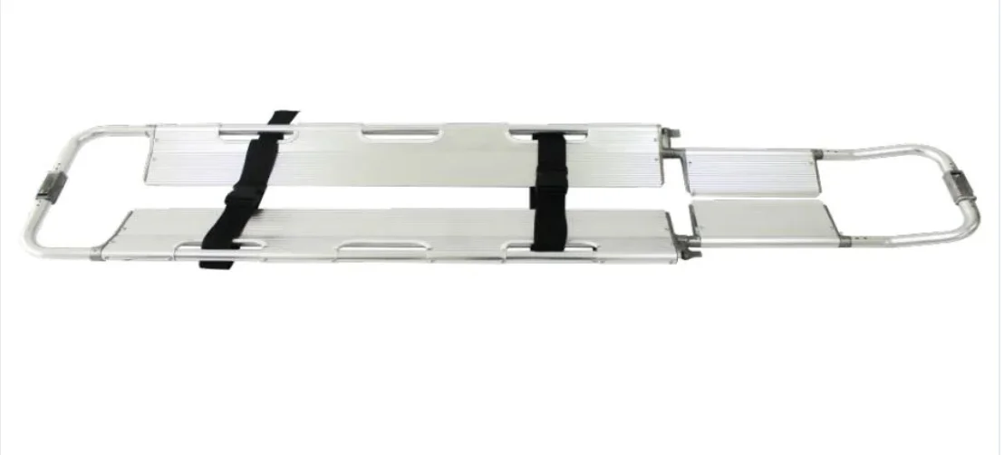 Ambulance stretcher Hospital furniture Aluminum Alloy Folding Scoop Stretcher