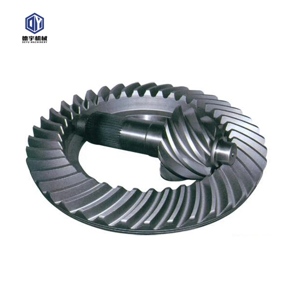 High precision stainless steel helical bevel gear