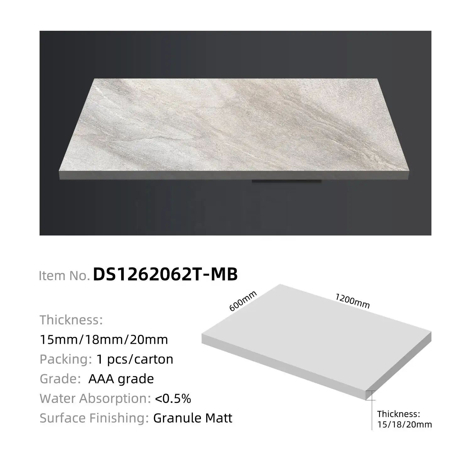 Matte Anti Slip 18mm Thickness Paver Outdoor New Pool Deck Porcelain Floor Tiles For Hotel Project