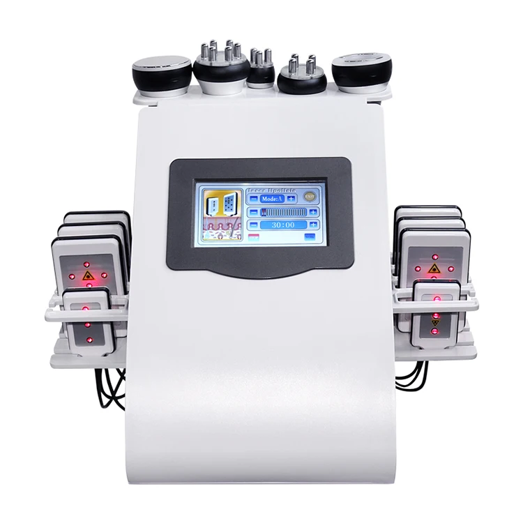 
Professional Salon Use Cellulite Massager Remover Strawberry Laser Lipo Slimming Machine RF Cavitation Machine Portable 8.5 Kg 