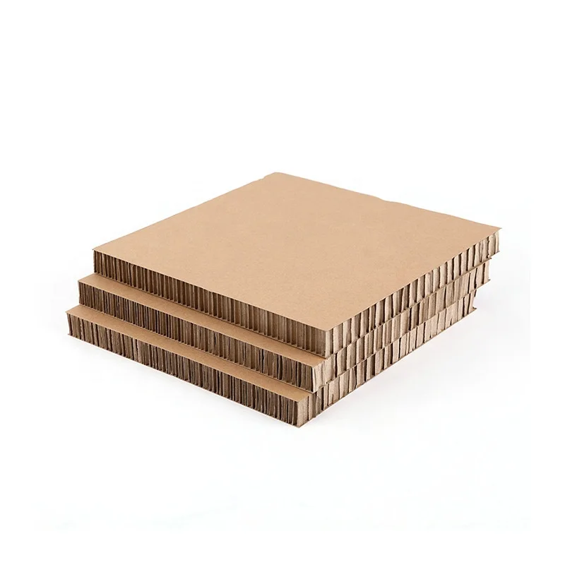 Custom Recyclable Honey Bee Boards Honeycomb Cardboard Core Sheet compressed honeycomb paperboard sheet corrugated sheet