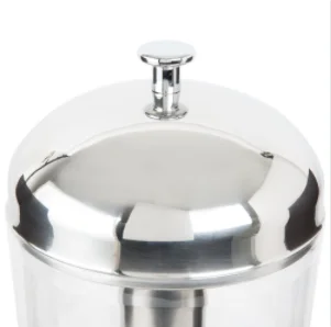 Two Tank With Tap Juice Dispenser Commercial Large Capacity Drink Dispenser Stainless Steel Barrel