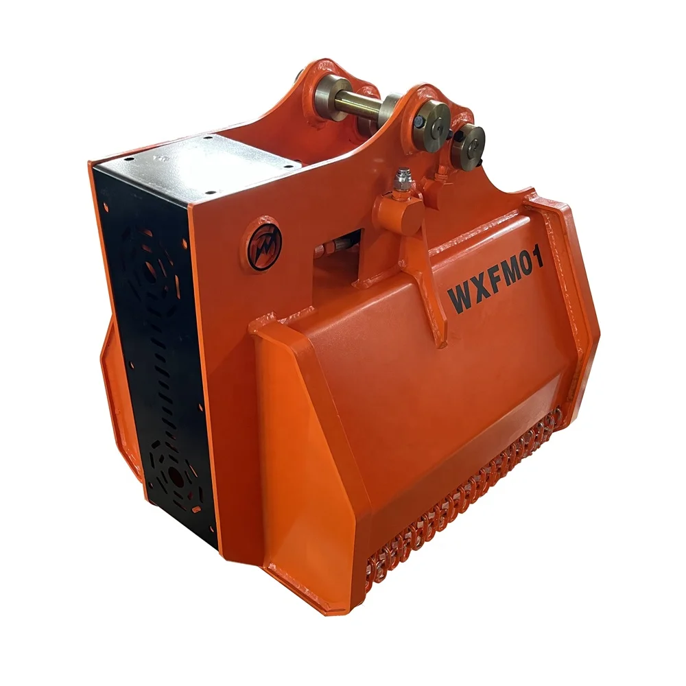 5-8T Excavator Drum Forestry Mulcher