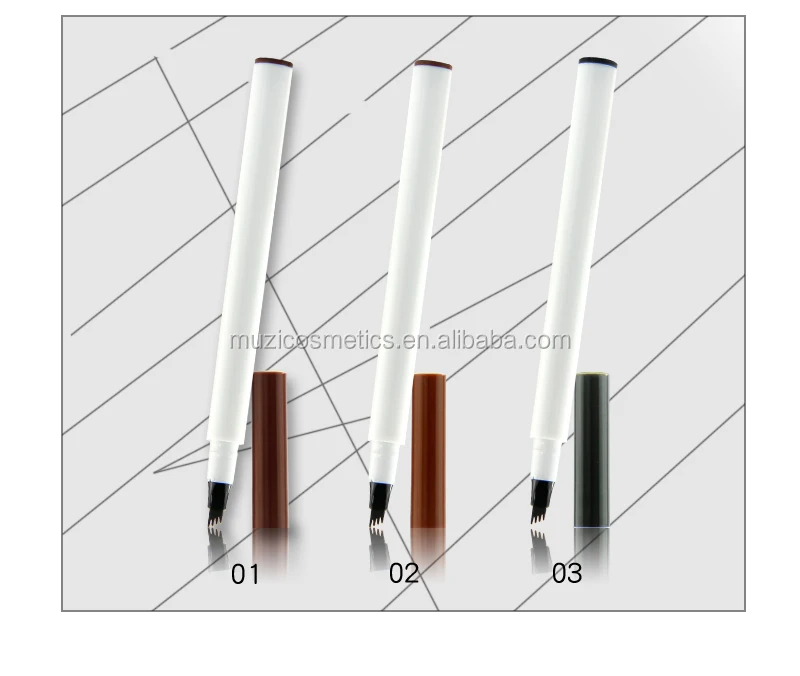 Plastic double sided professional proper price top quality pencil eyebrow shaping for wholesales