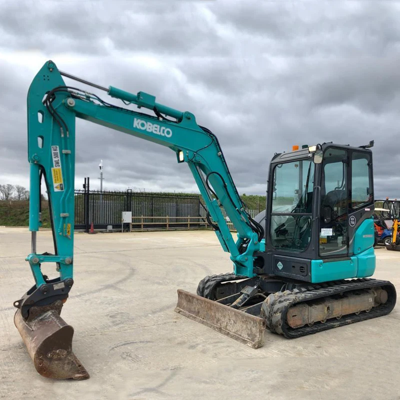Б/у мини-экскаватор тонны KOBELCO sk55 экскаватор-экскаватор на