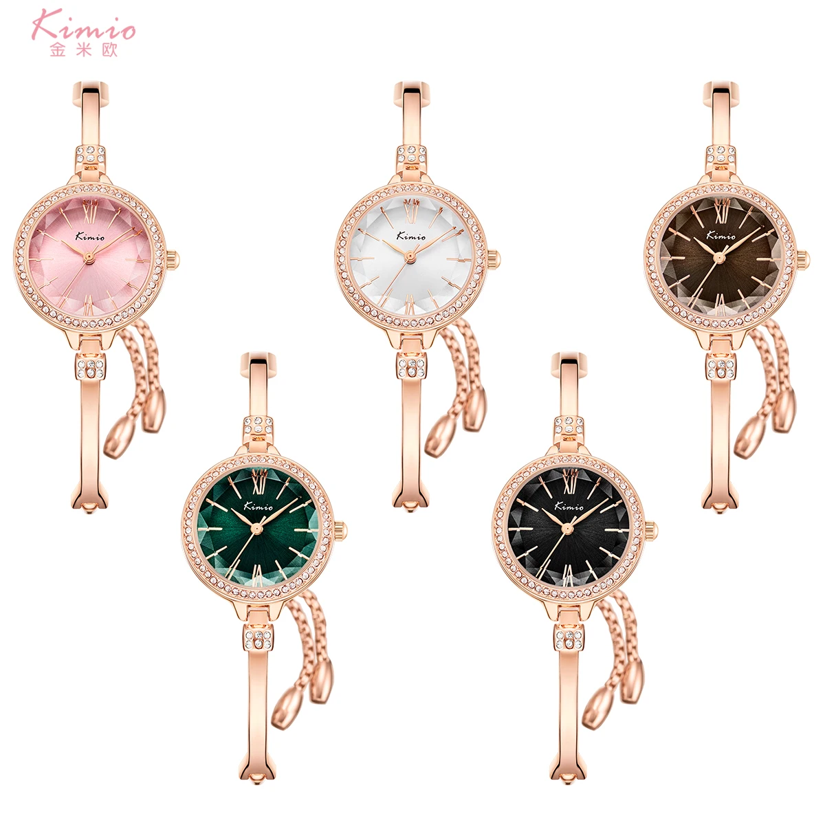 fashion lady brass bracelet hand watch OEM Luxury Stainless Steel quartz watch for woman gift